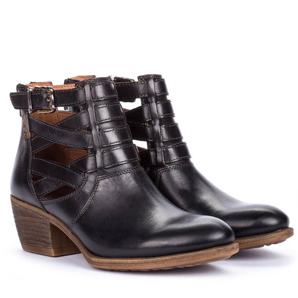 PIKOLINOS BAQUEIRA W9M-5766 (BLACK) WOMEN'S DRESS PULL-ON BOOTS